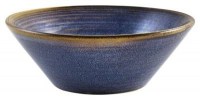 Aqua Blue Terra Conical Bowl
